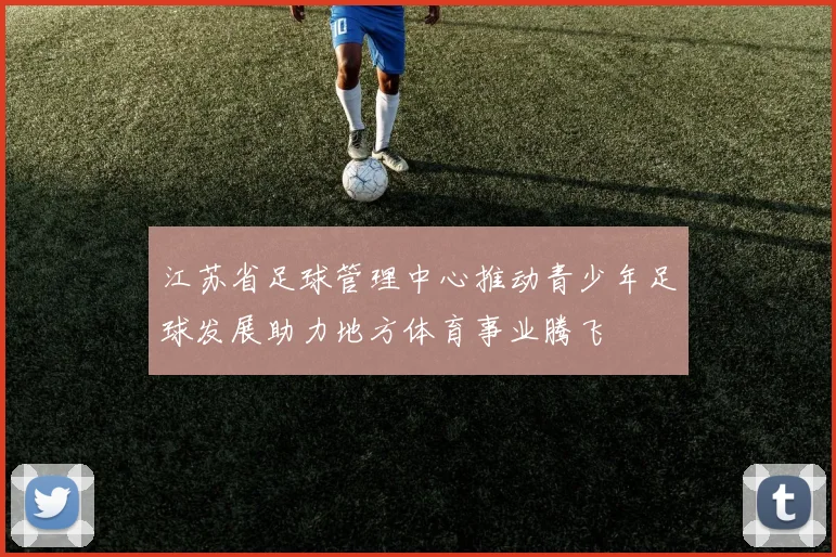 江苏省足球管理中心推动青少年足球发展助力地方体育事业腾飞